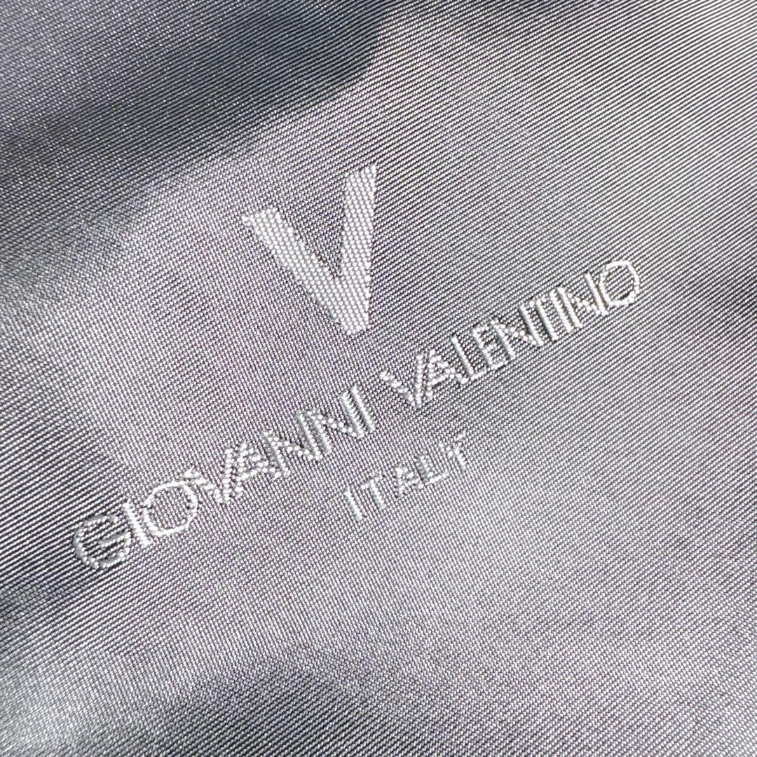GIOVANNI VALENTINO 本革 レザージャケット 黒 L イタリア