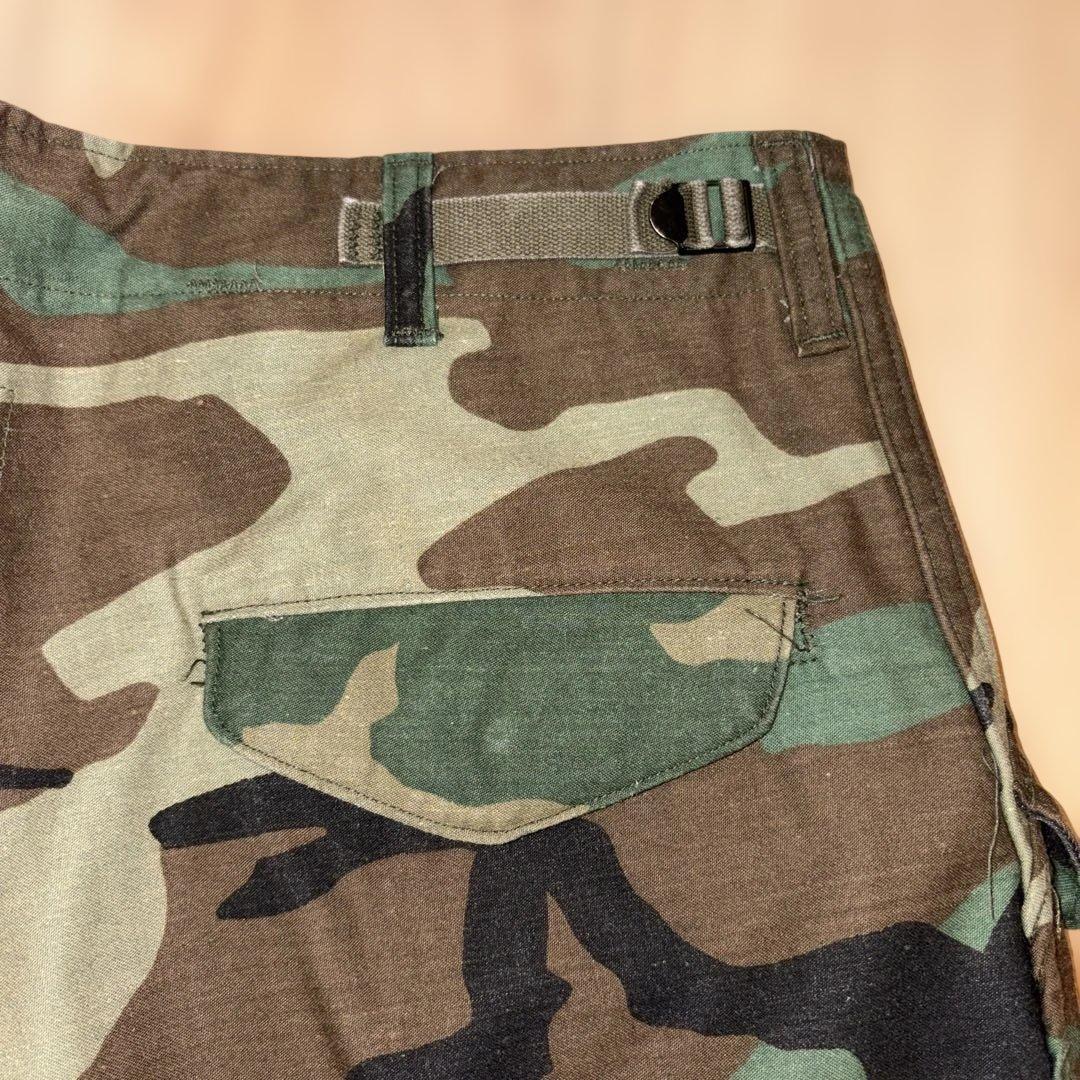 実物 米軍 M-65フィールドカーゴパンツ ウッドランド迷彩 M-R 85年製