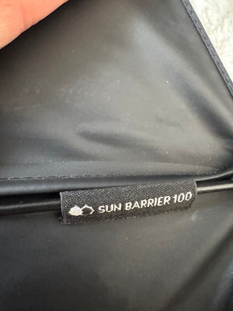 SUN BARRIER 100 折りたたみ傘 ブラック