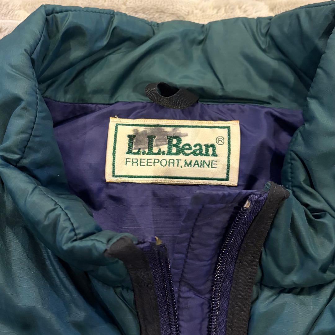 美品 90s L.L.Bean プリマロフトベスト ダークグリーン