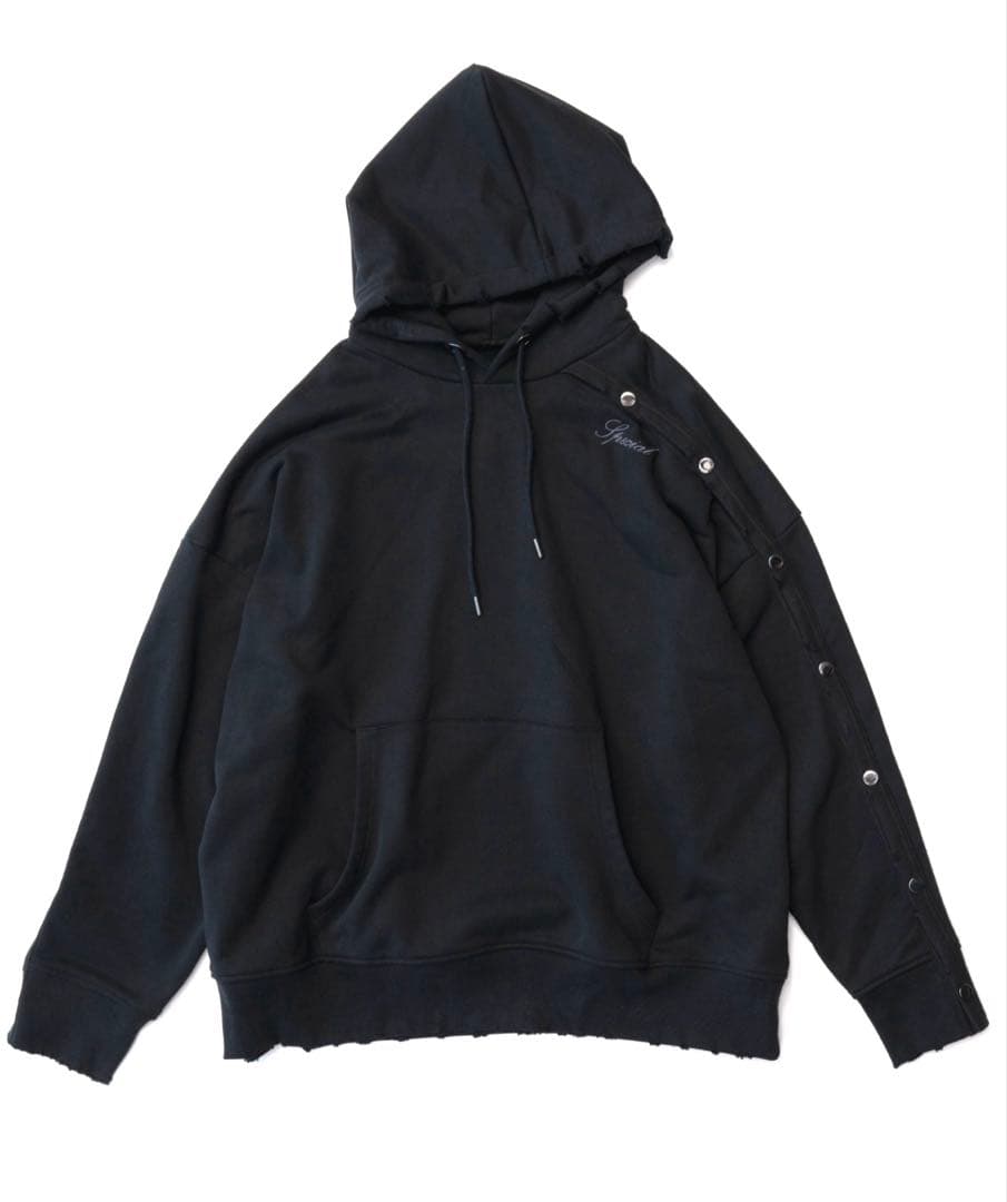 メゾンスペシャル ／ドットボタンフーディ (１回着用美品）
