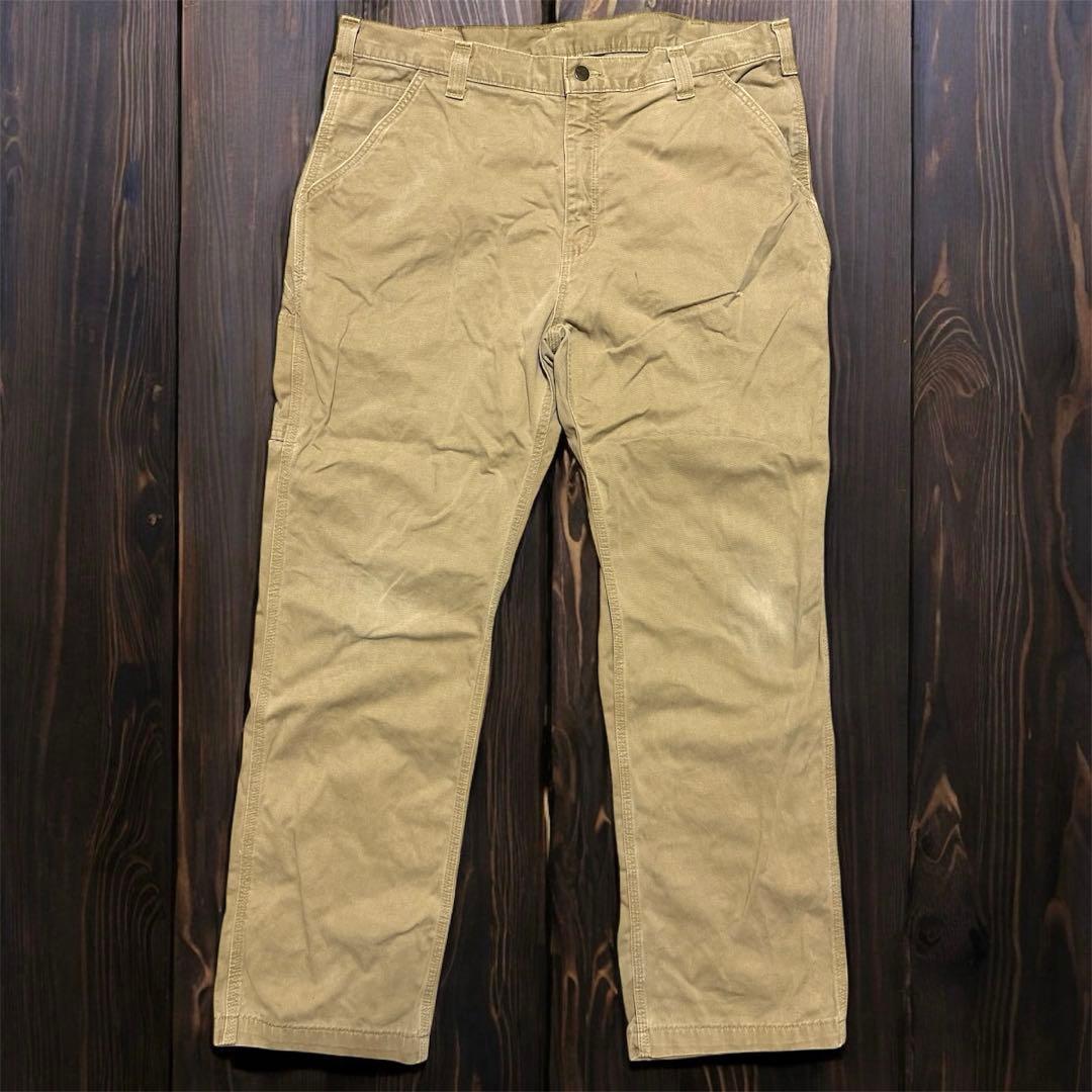 希少サイズ✨Carhartt B324 ウォッシュドツイル リラックスフィット