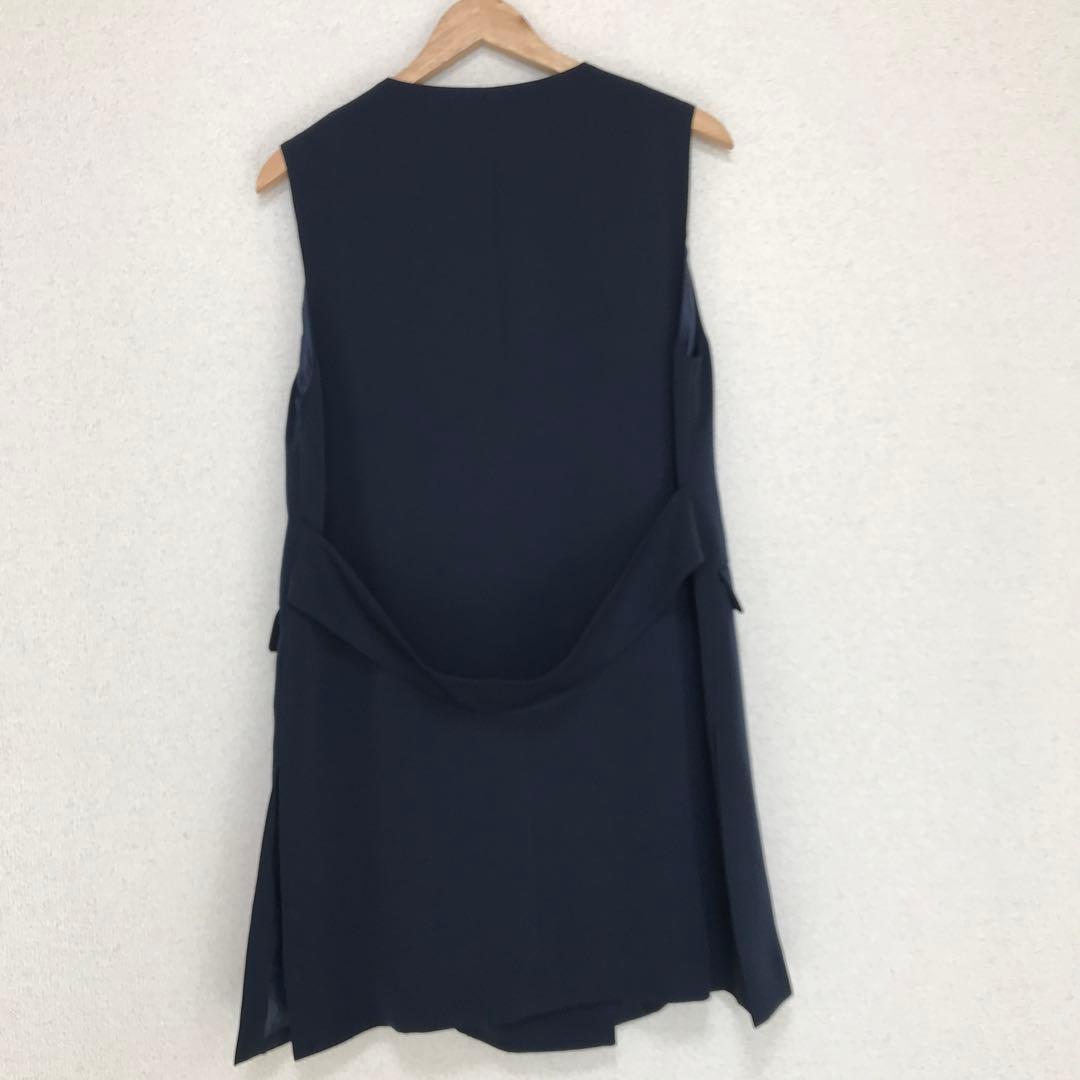 Nolley's タグ付き　サイドスリットジレ ベスト ロング