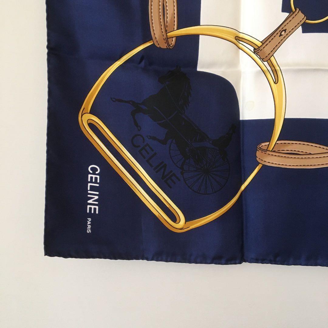 CELINE セリーヌ　大判スカーフ　未使用
