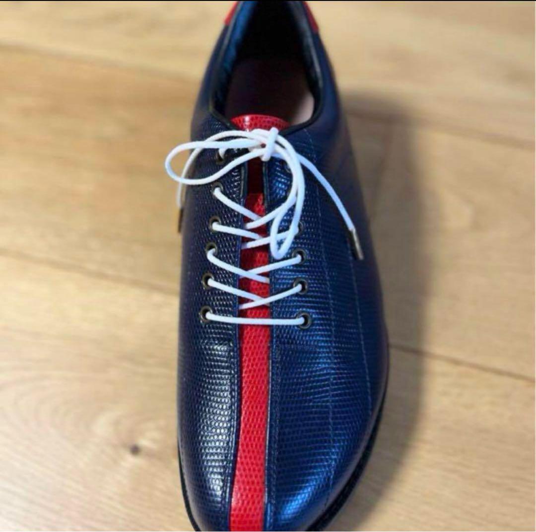 オーダー☆5万円☆国産☆新品未使用☆本革☆ゴルフシューズ☆23.5