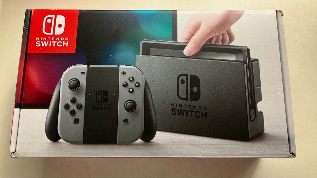 Nintendo Switch 本体 グレー マリオカート8、スプラ2付き
