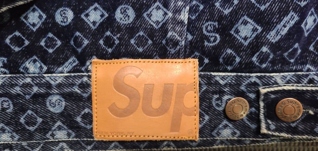 T*o様 Supreme floced denim trucker jaket