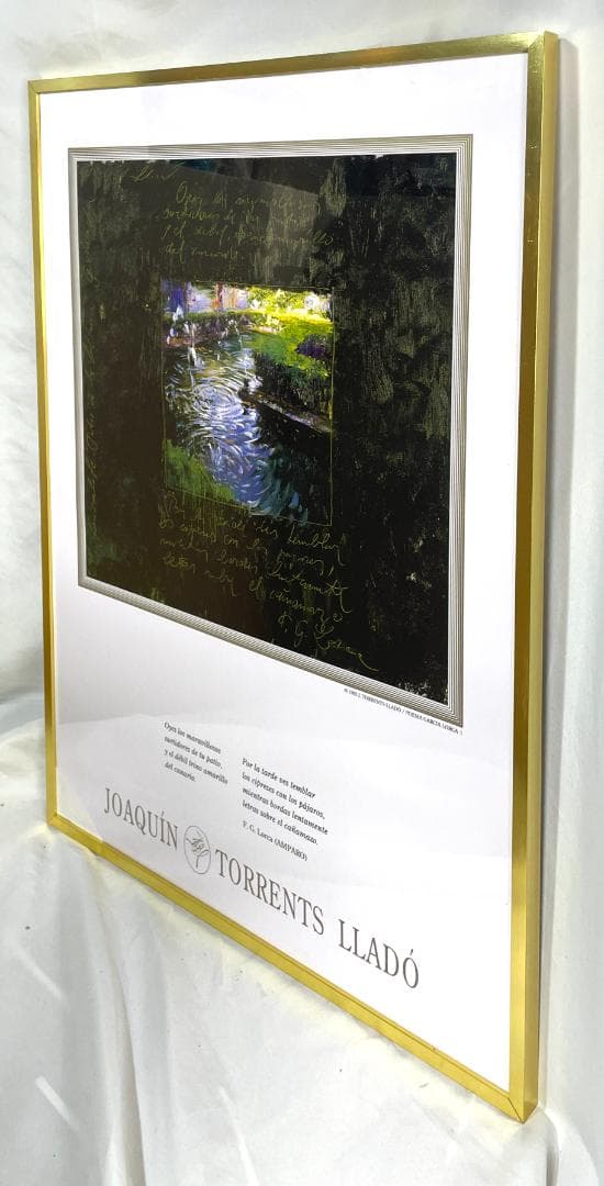 【新品】トレンツ・リャド「ロルカⅠ」ポスター 複製画　大型額付　46x64cm