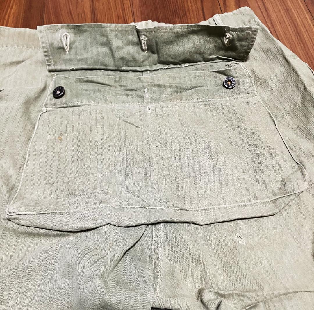 【JANK】米軍 実物 40’s U.S.M.C. P-44 HBTトラウザーズ