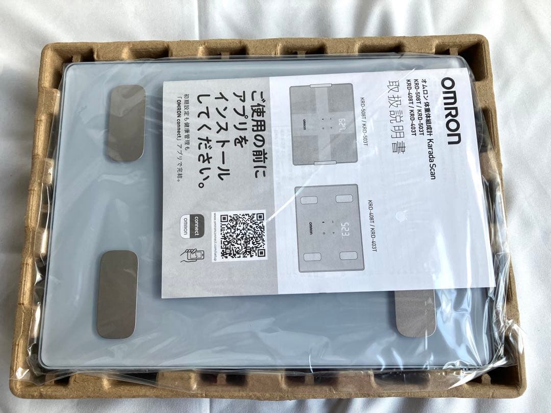 【未使用】オムロン 体重 体組成計 カラダスキャン KRD-408T スマホ連動