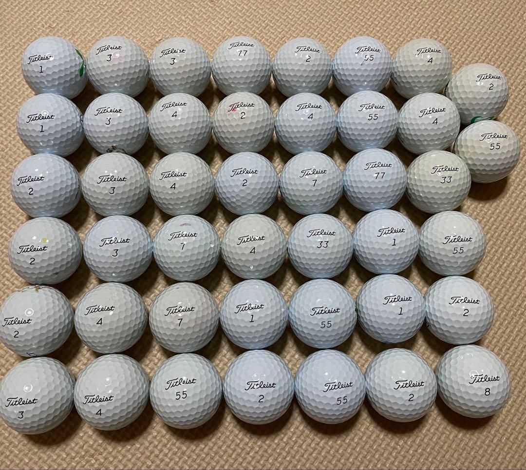 美品　Titleist Pro V1 ロストボール44個