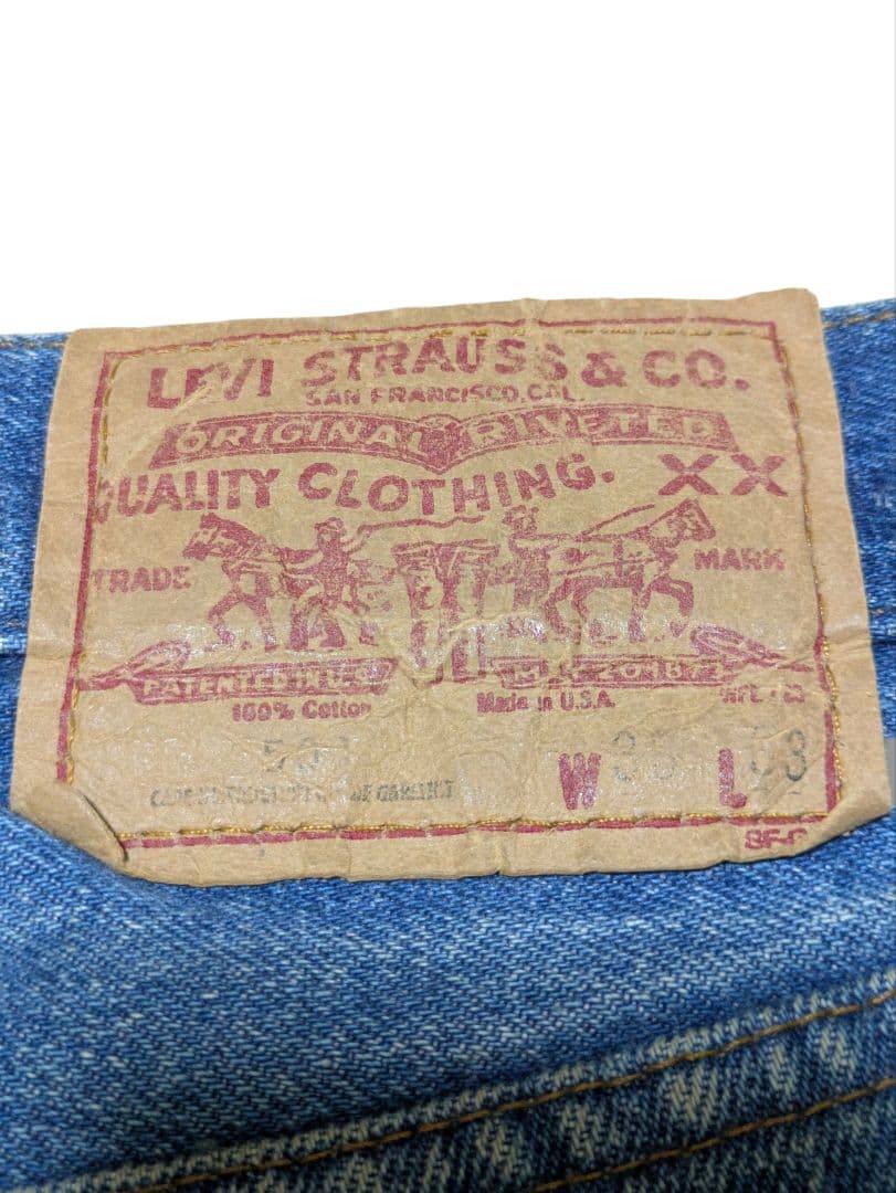Levi's 501 USA W36 ストレートデニム