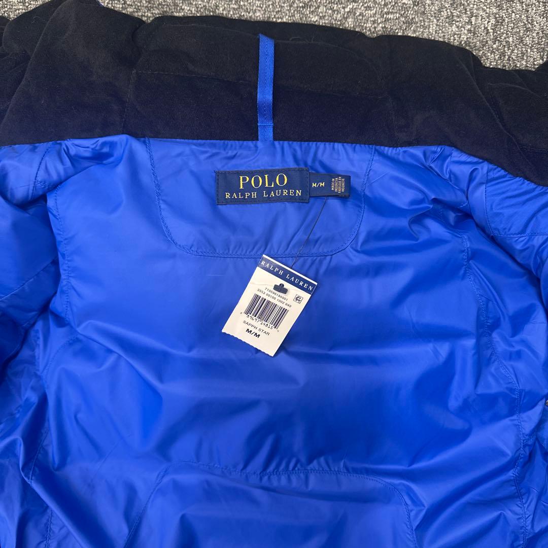 Polo Ralph Lauren ダウンベスト ビッグポニーブルーM