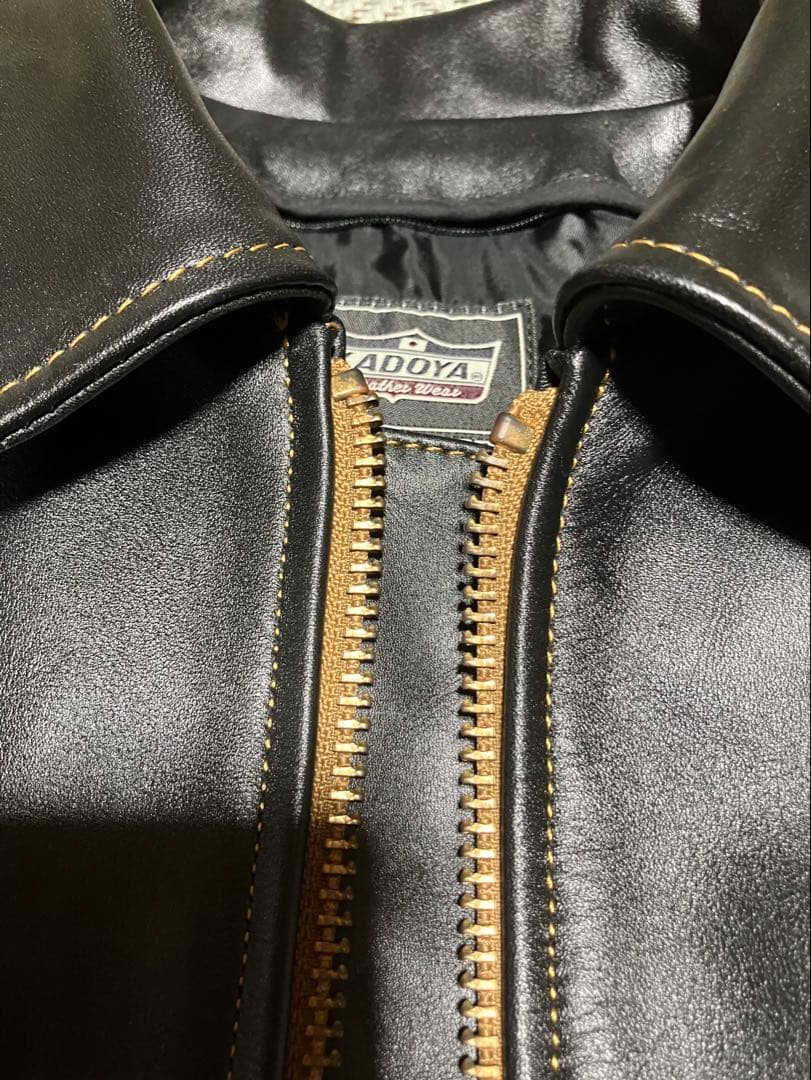 KADOYA カドヤ レザージャケット LDNVSA2 サイズLL