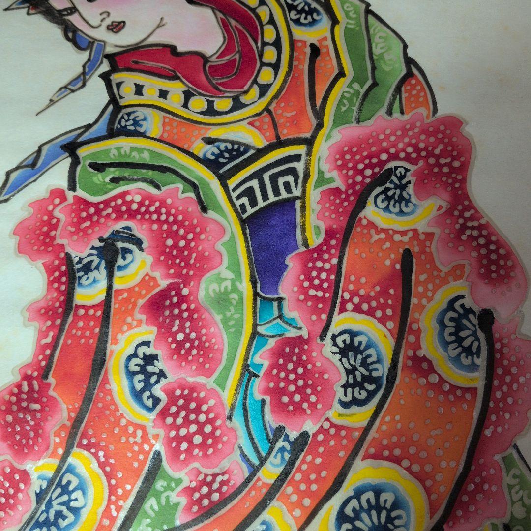 津軽のねぷた絵師　肉筆　阿部義夫　みおくり絵