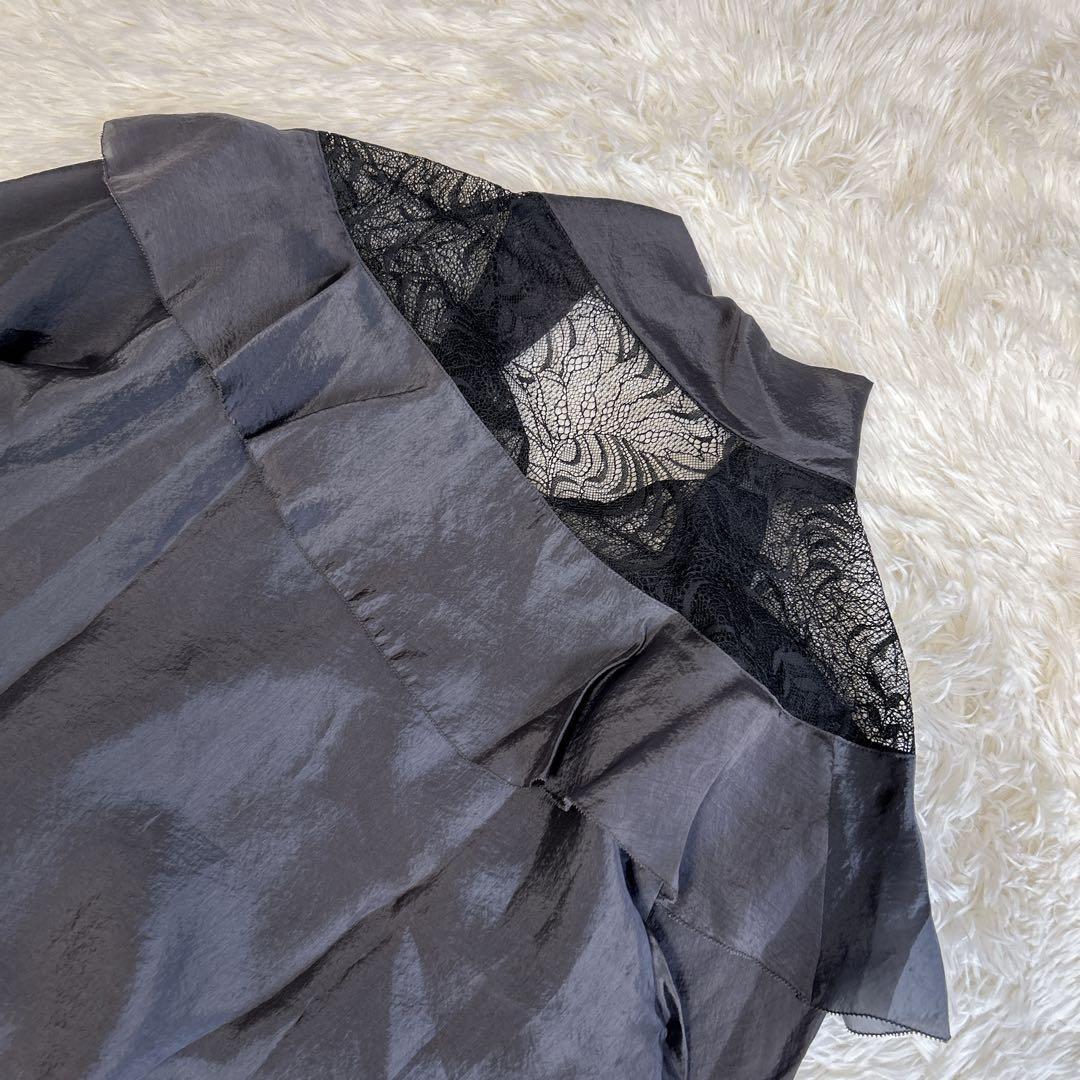 ✨美品✨25ss ヴェルメイユパーイエナ レースブラウス リボン サテン