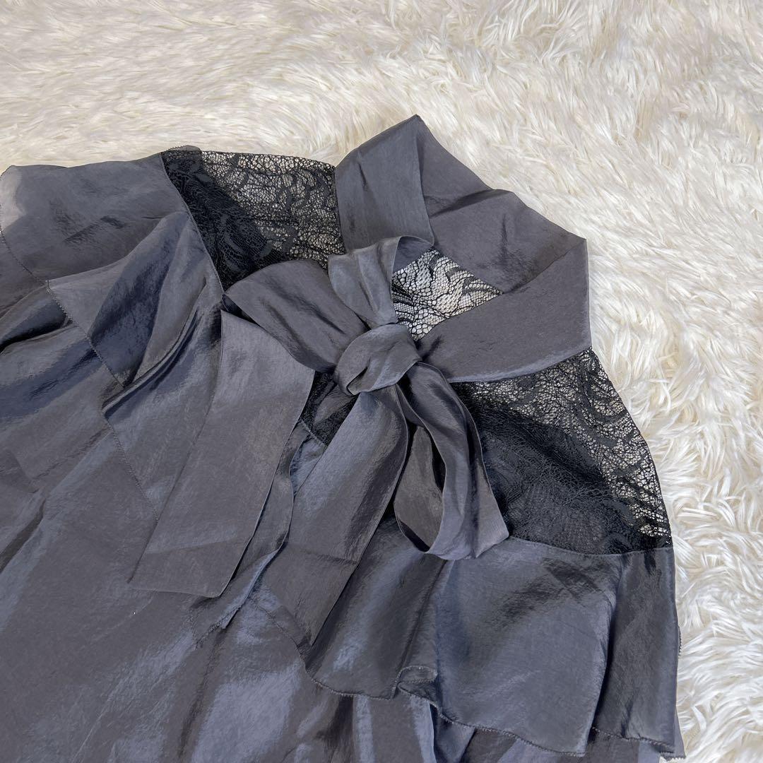 ✨美品✨25ss ヴェルメイユパーイエナ レースブラウス リボン サテン