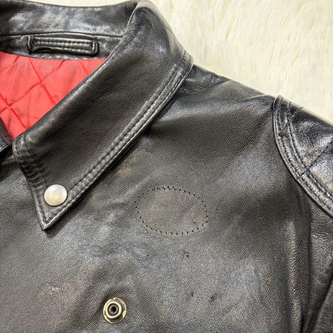 ルイスレザー 392 スターライトニング XL 70s ダブルライダース 黒