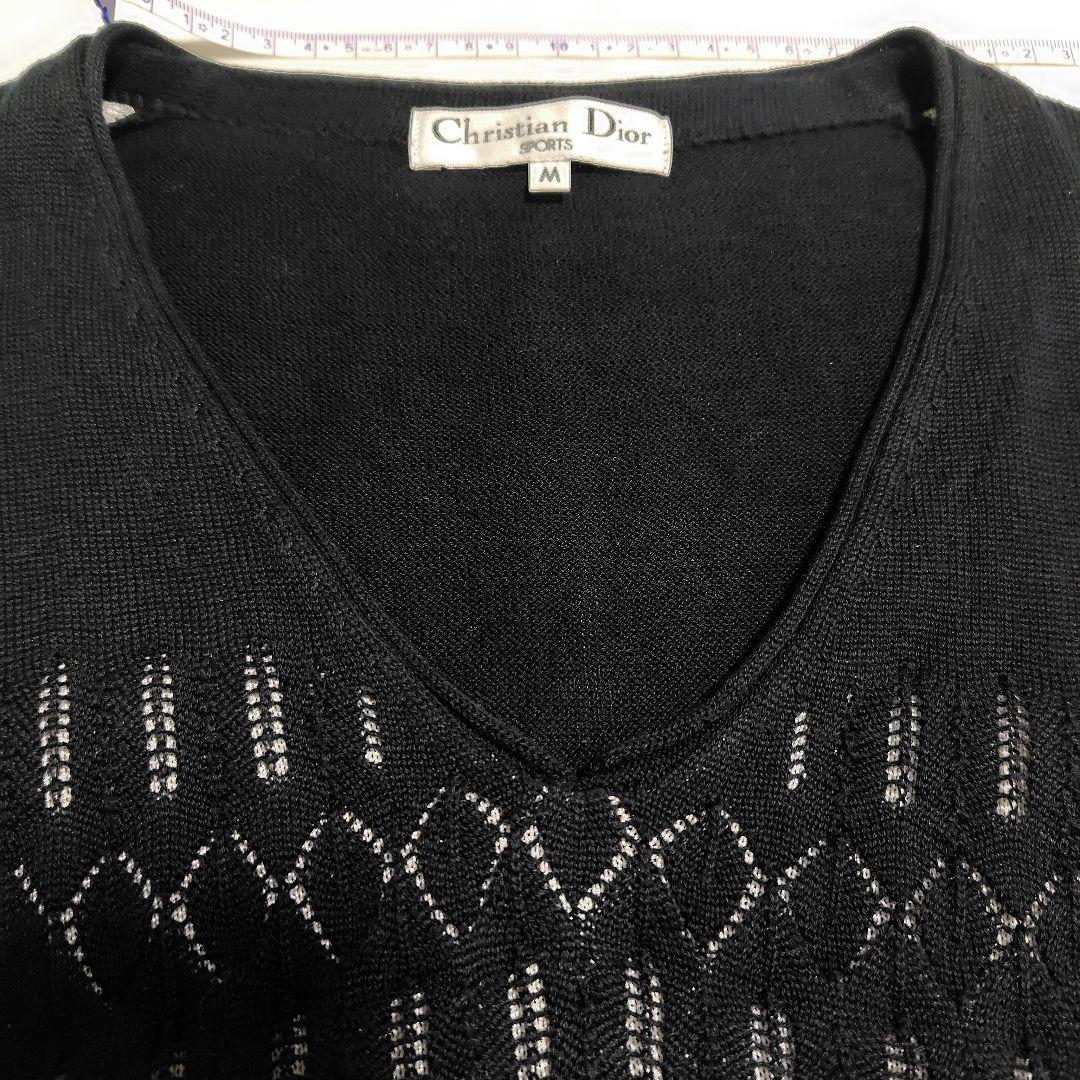 Christian Dior SPORTS ブラック Vネック ベスト M