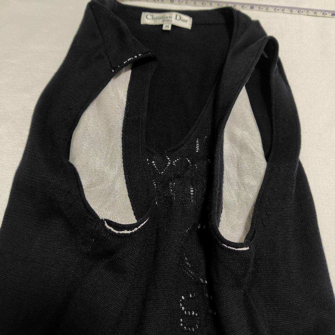 Christian Dior SPORTS ブラック Vネック ベスト M