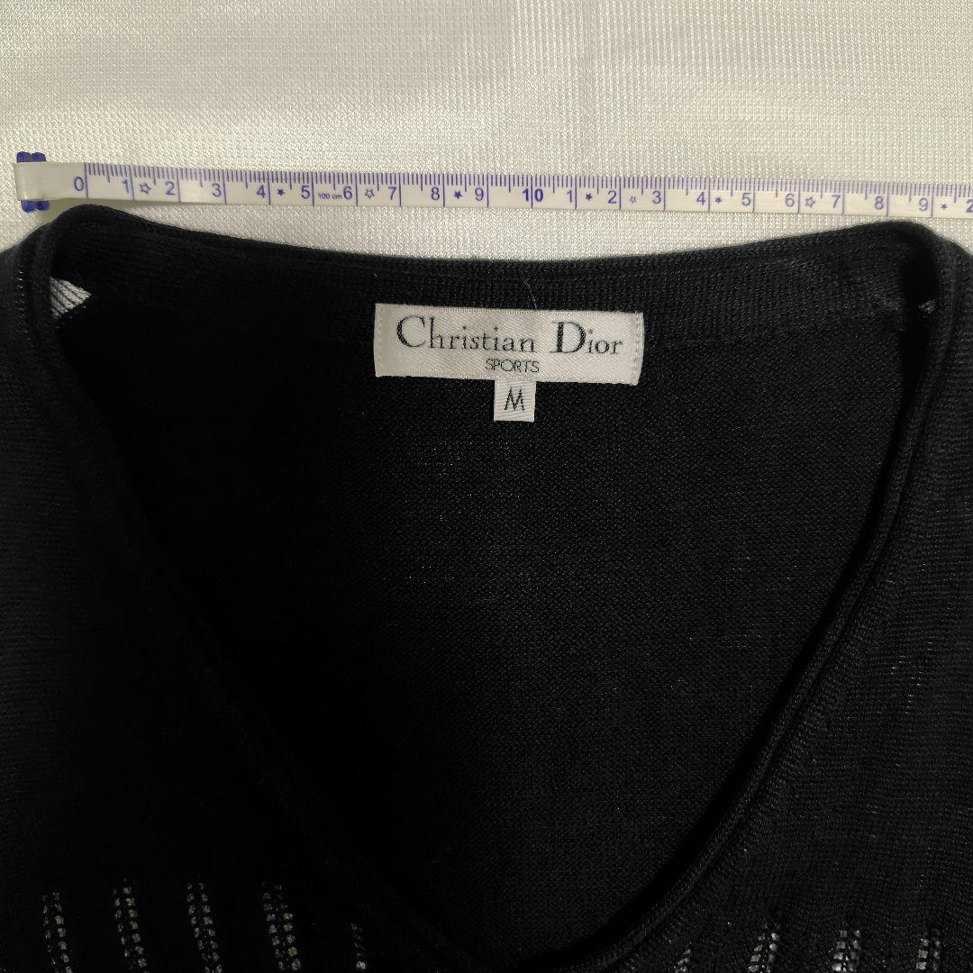 Christian Dior SPORTS ブラック Vネック ベスト M