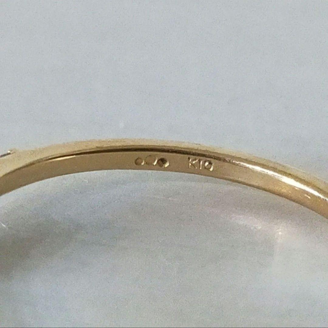 ココシュニック K10 ダイヤモンド リング 10号 ラウンド フラワー 美品