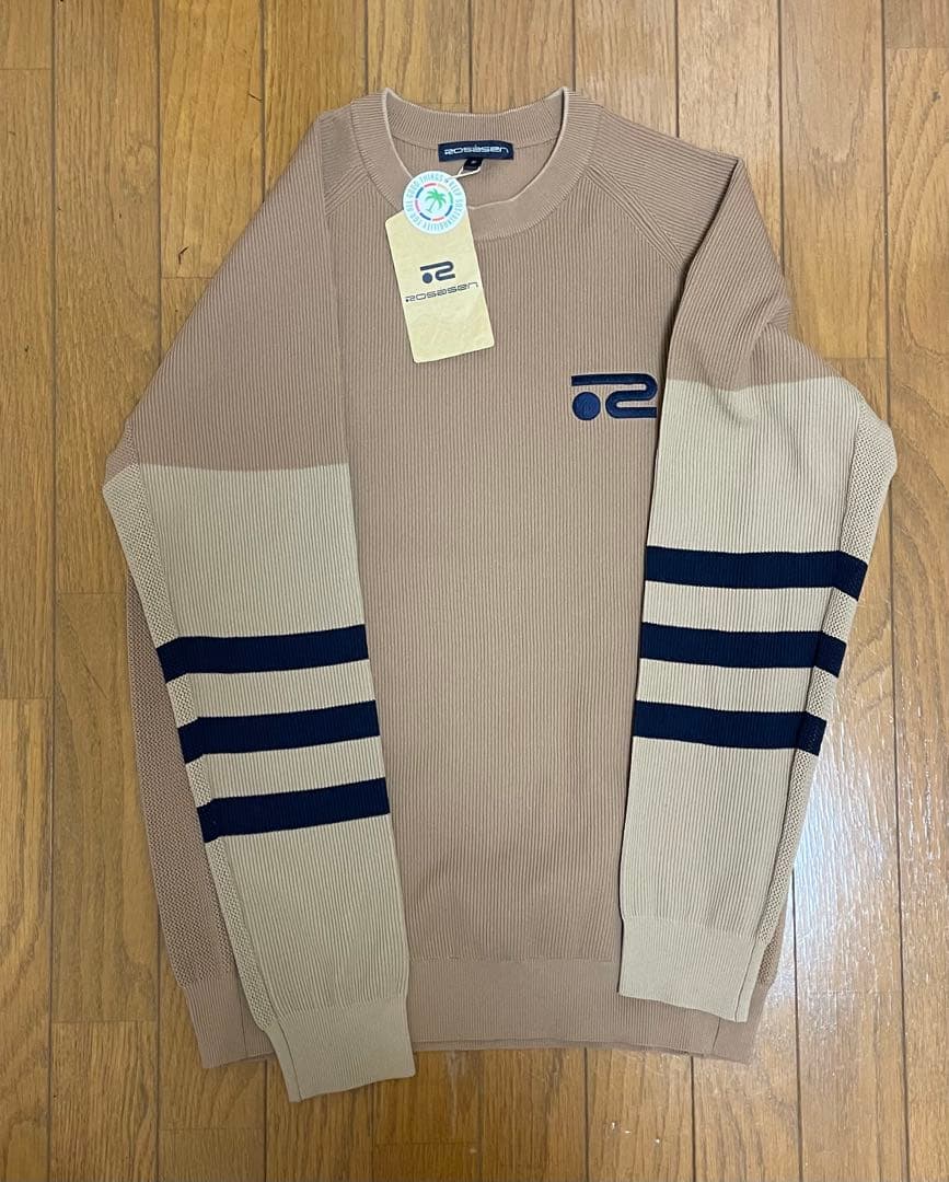 rosasen ベージュセーター　新品タグ付き