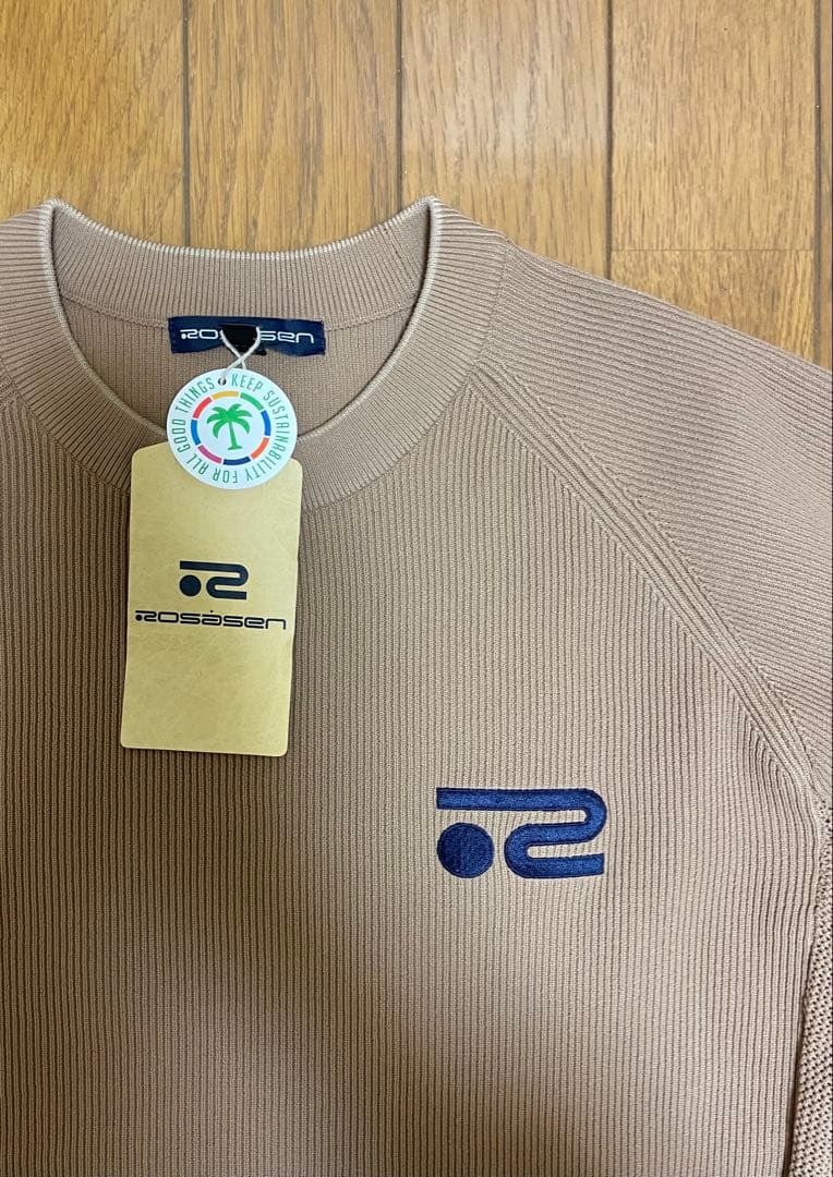 rosasen ベージュセーター　新品タグ付き