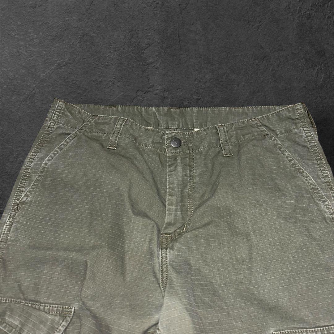 Carhartt カーハート カーゴパンツ リップストップ 軍パン ドローコード