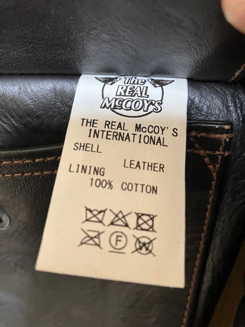 The REAL McCOY'S A-2 MJ22001 38 現行