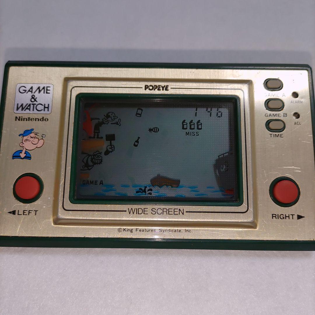 【液もれなし】ゲーム&ウォッチ　ポパイ