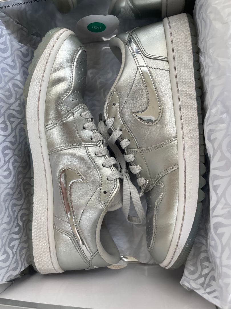 Jordan GOLF シルバー スニーカー