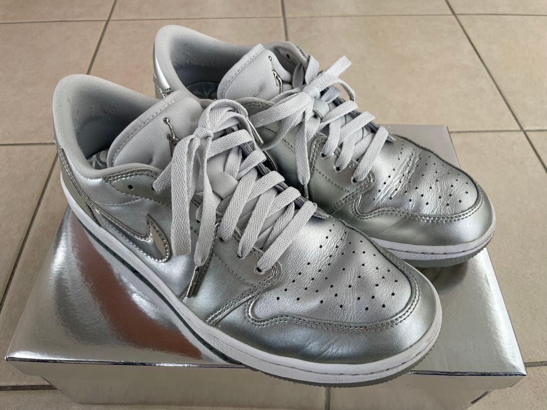 Jordan GOLF シルバー スニーカー
