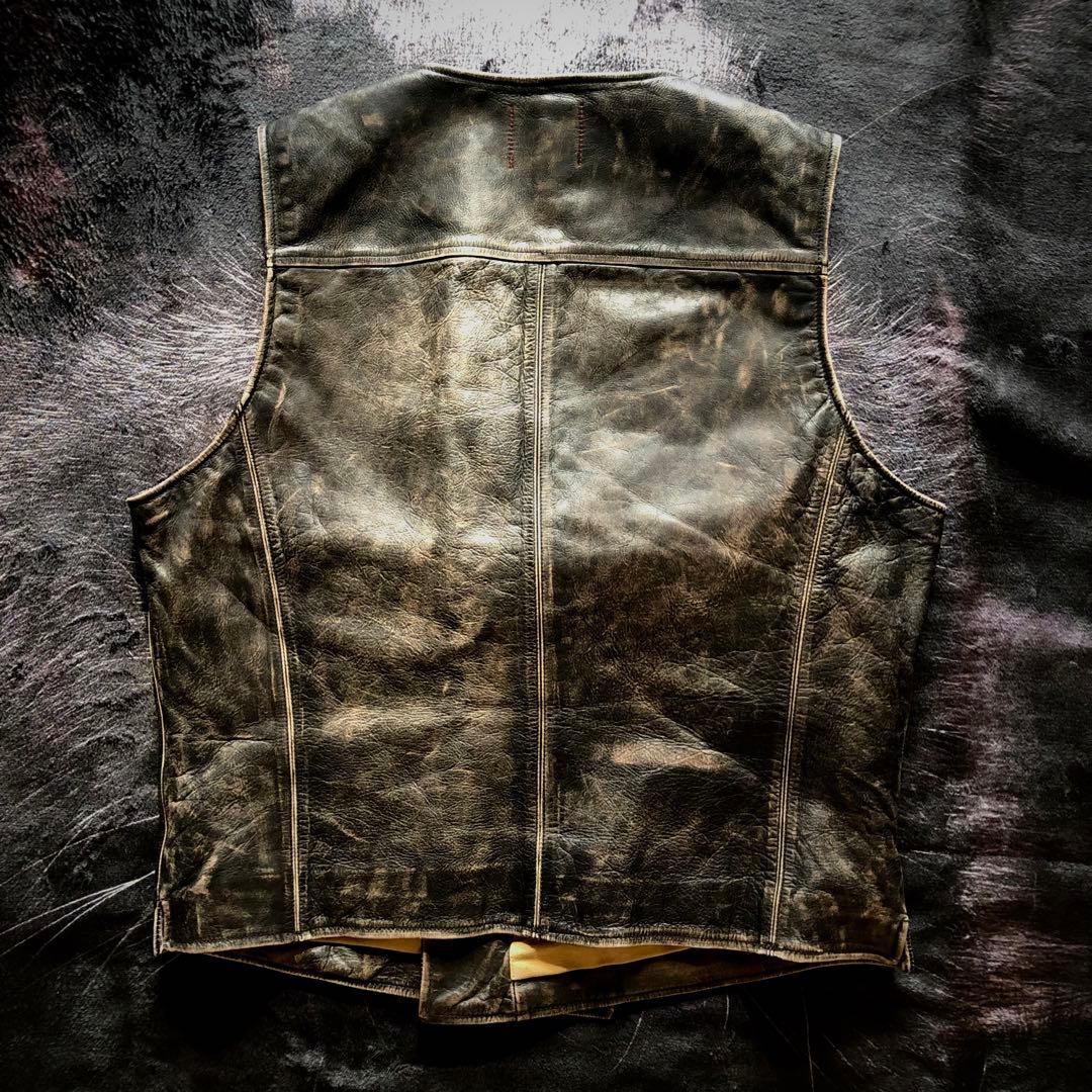 ジャケット・アウター BANANA REPUBLIC Leather Vest