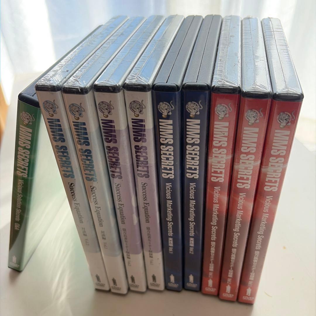 億万長者セミナー MMS SECRETS 収録編と実践編DVD10枚平秀信