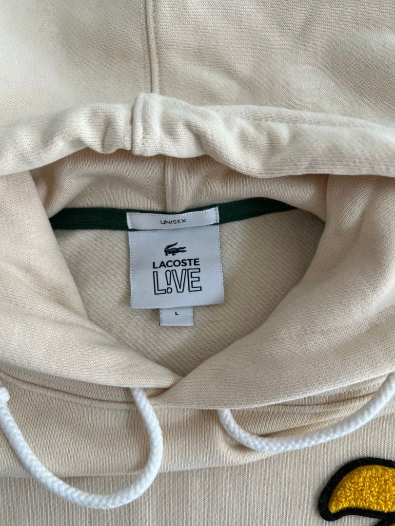 LACOSTE LIVE パーカー　(ほぼ未使用)
