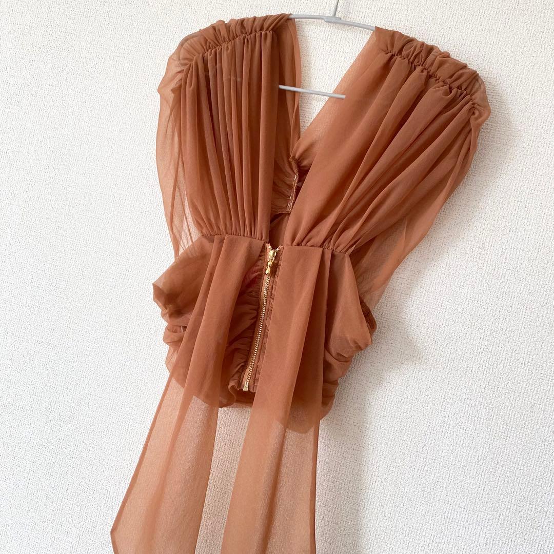 FETICO フェティコ GATHERED SHEER TOP シアートップ