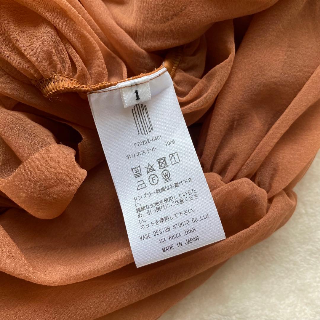 FETICO フェティコ GATHERED SHEER TOP シアートップ