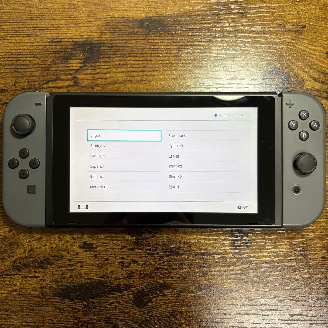 Nintendo Switch本体　グレー　64GB メモリーカード付き
