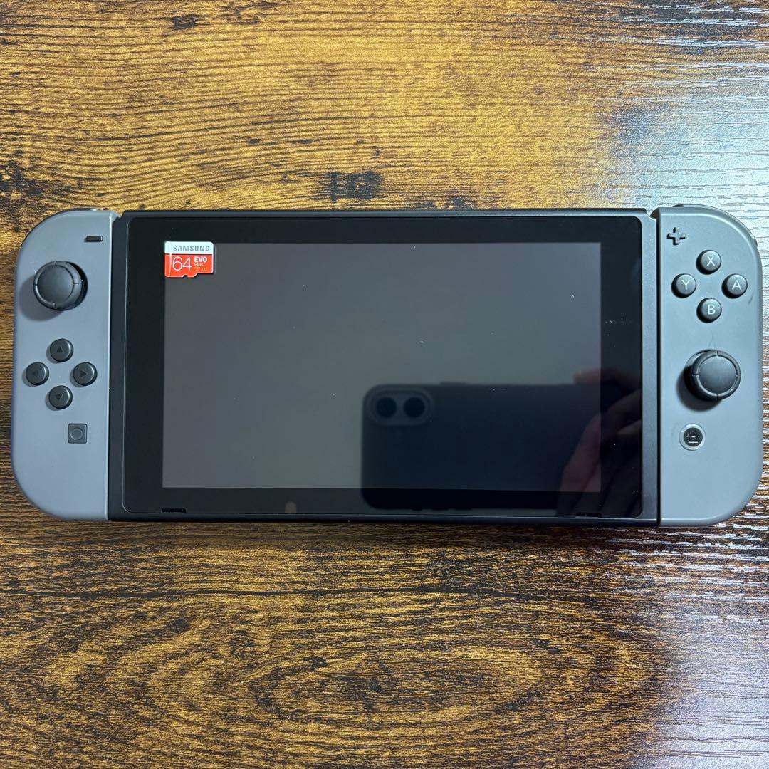 Nintendo Switch本体　グレー　64GB メモリーカード付き