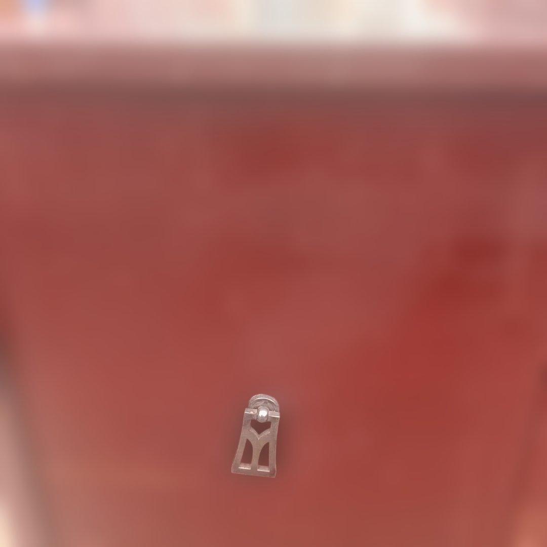 7540)和風キャビネット　茶箪笥　段違い棚