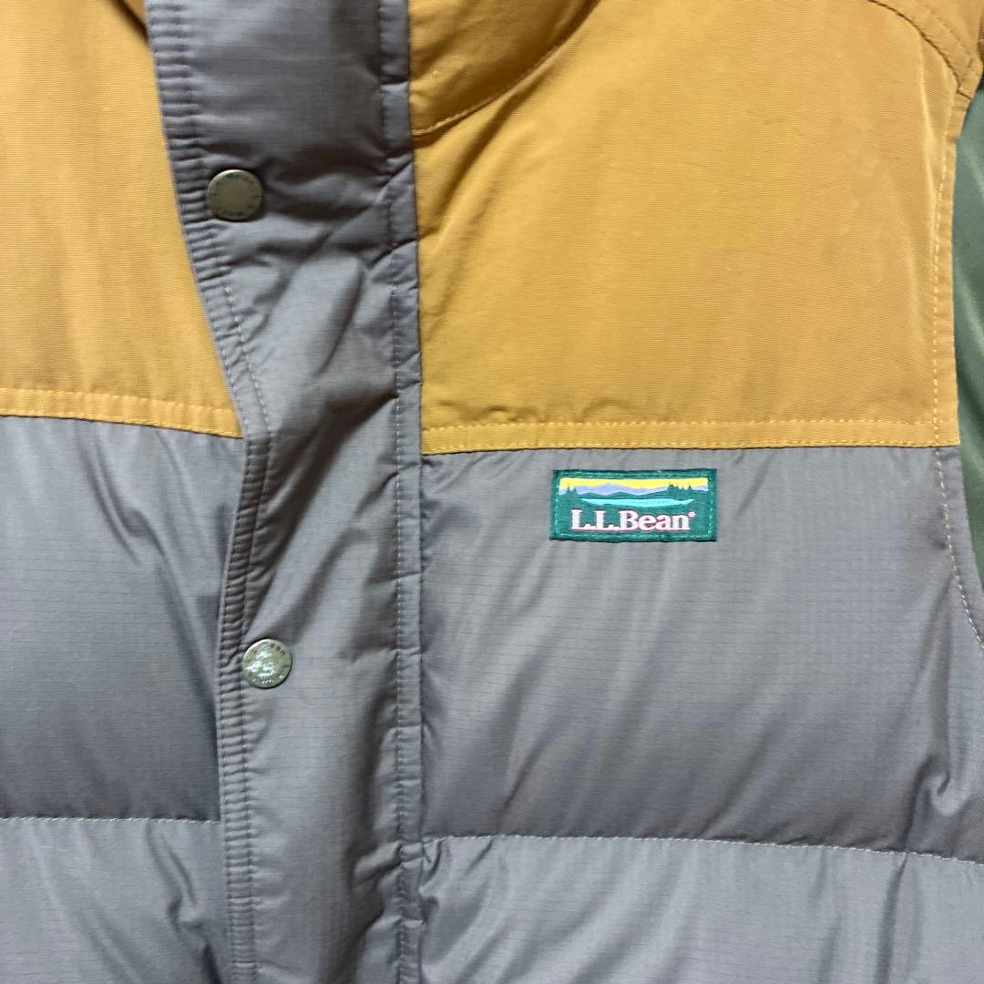 3日間限定値下げ‼️美品L.L.Bean ダウンベスト グレー/ブラウン