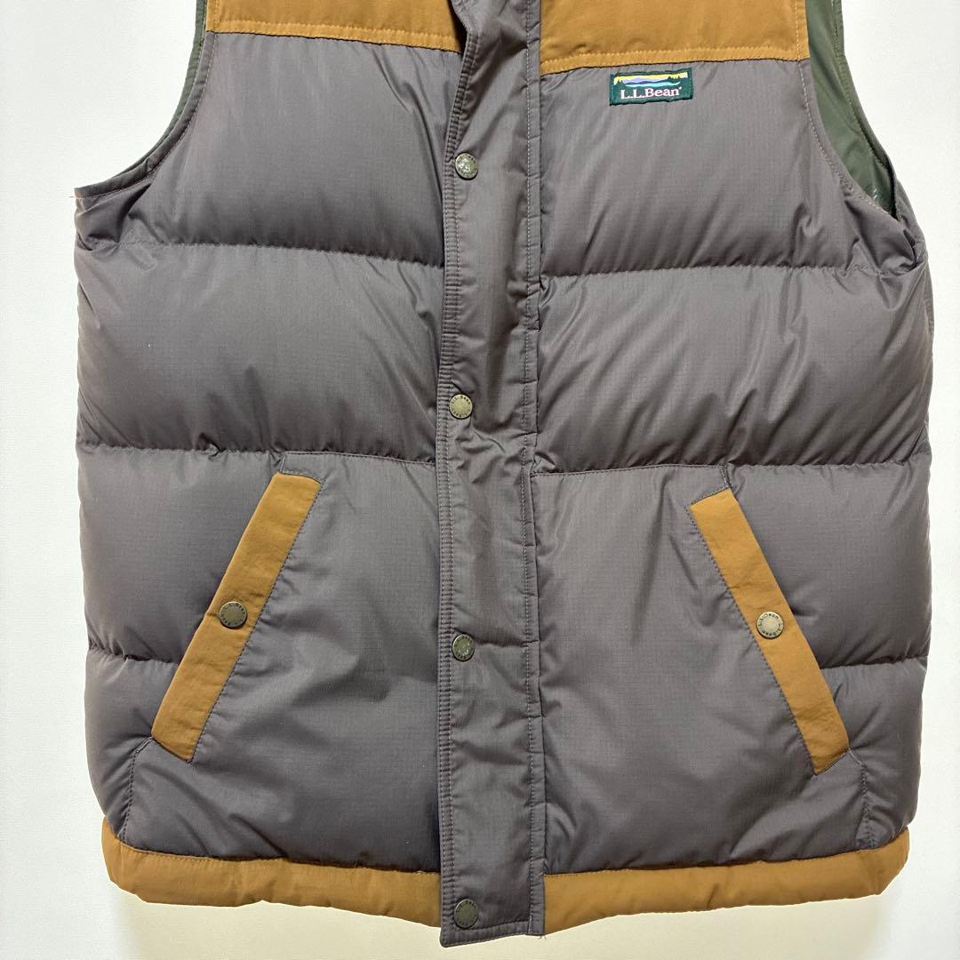 3日間限定値下げ‼️美品L.L.Bean ダウンベスト グレー/ブラウン
