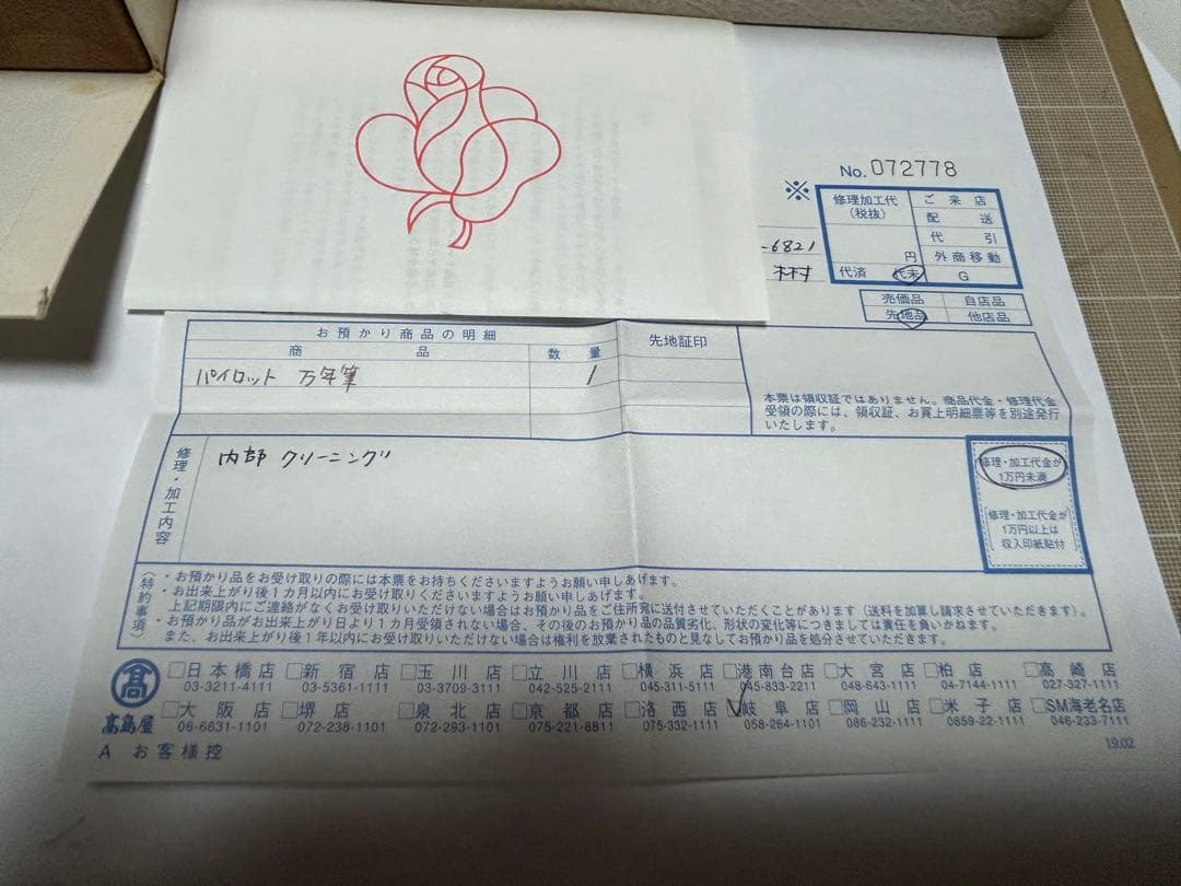 パイロット万年筆創立65周年記念万年筆