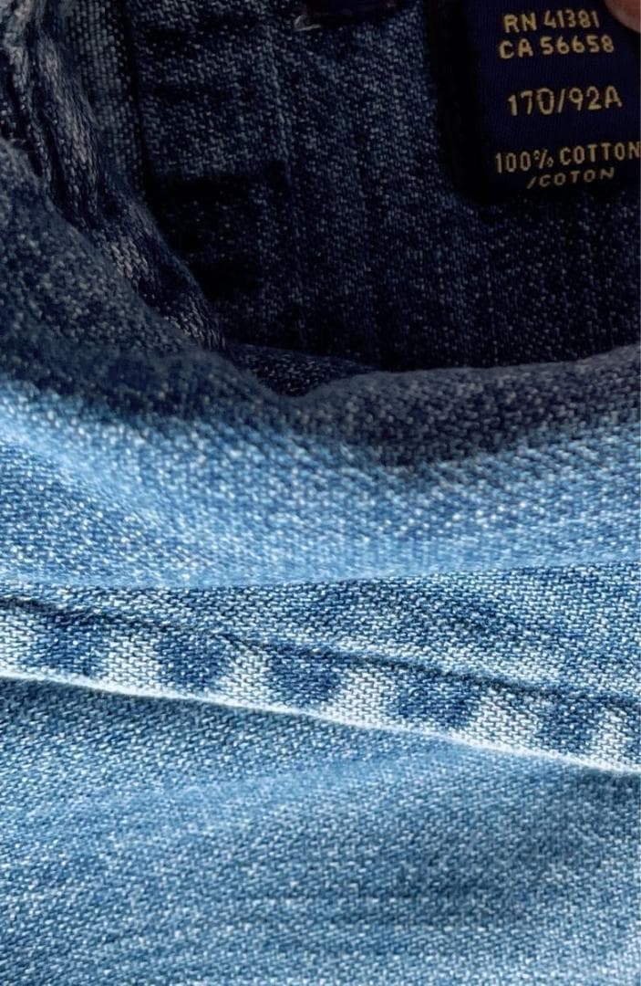 Ralph Lauren ダンガリー ポニー刺繍クラシックフィット デニムシャツ