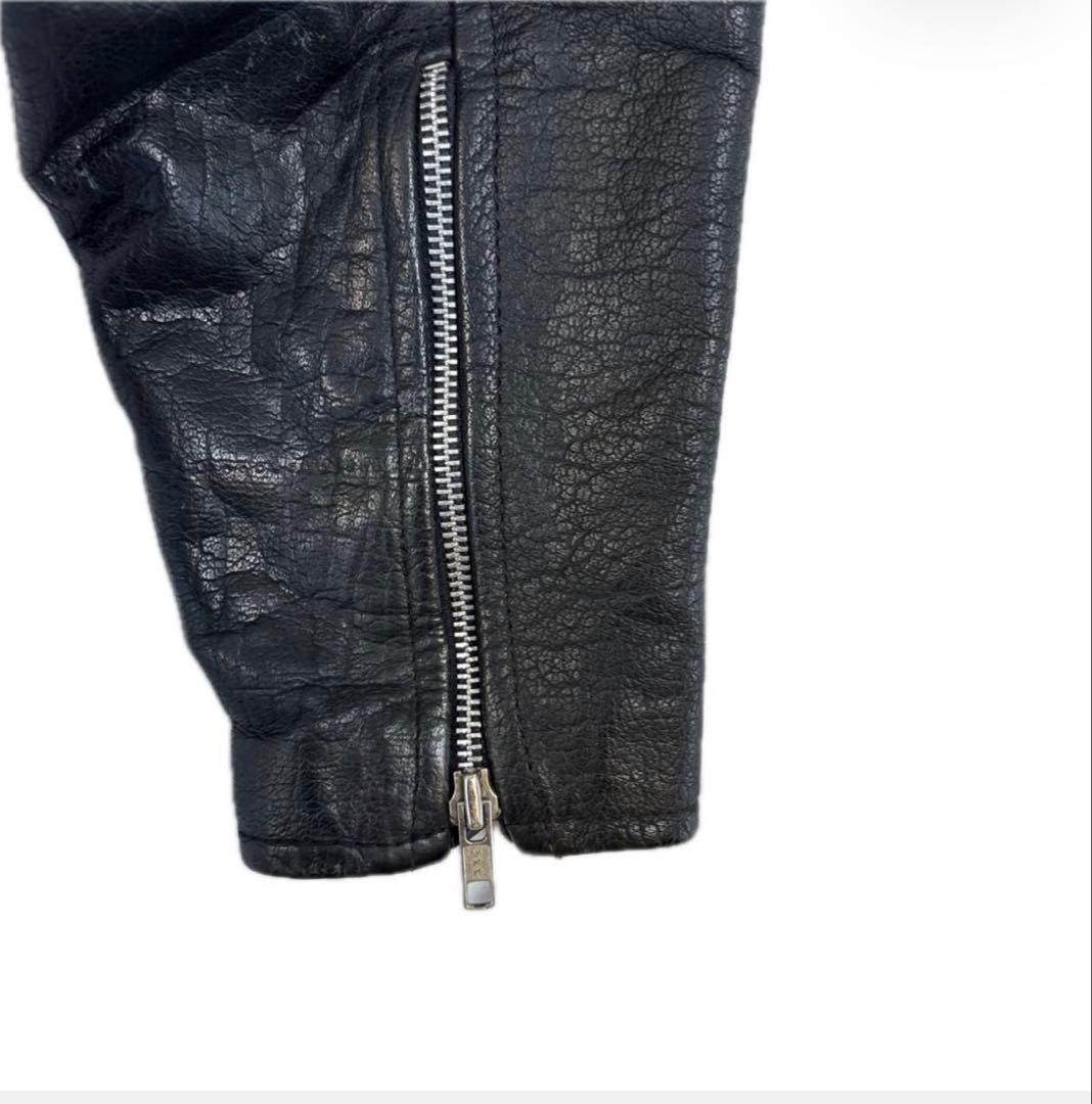 Wilsons Leather ダブルライダースジャケット ブラック M