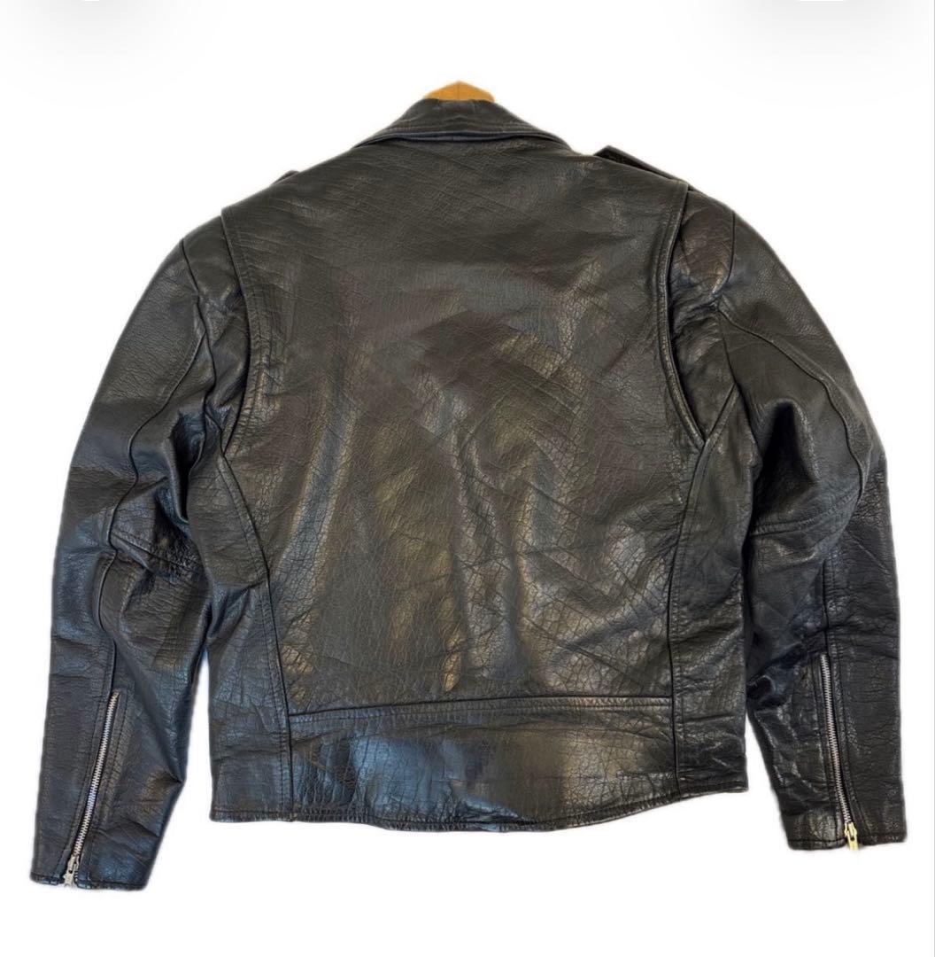 Wilsons Leather ダブルライダースジャケット ブラック M