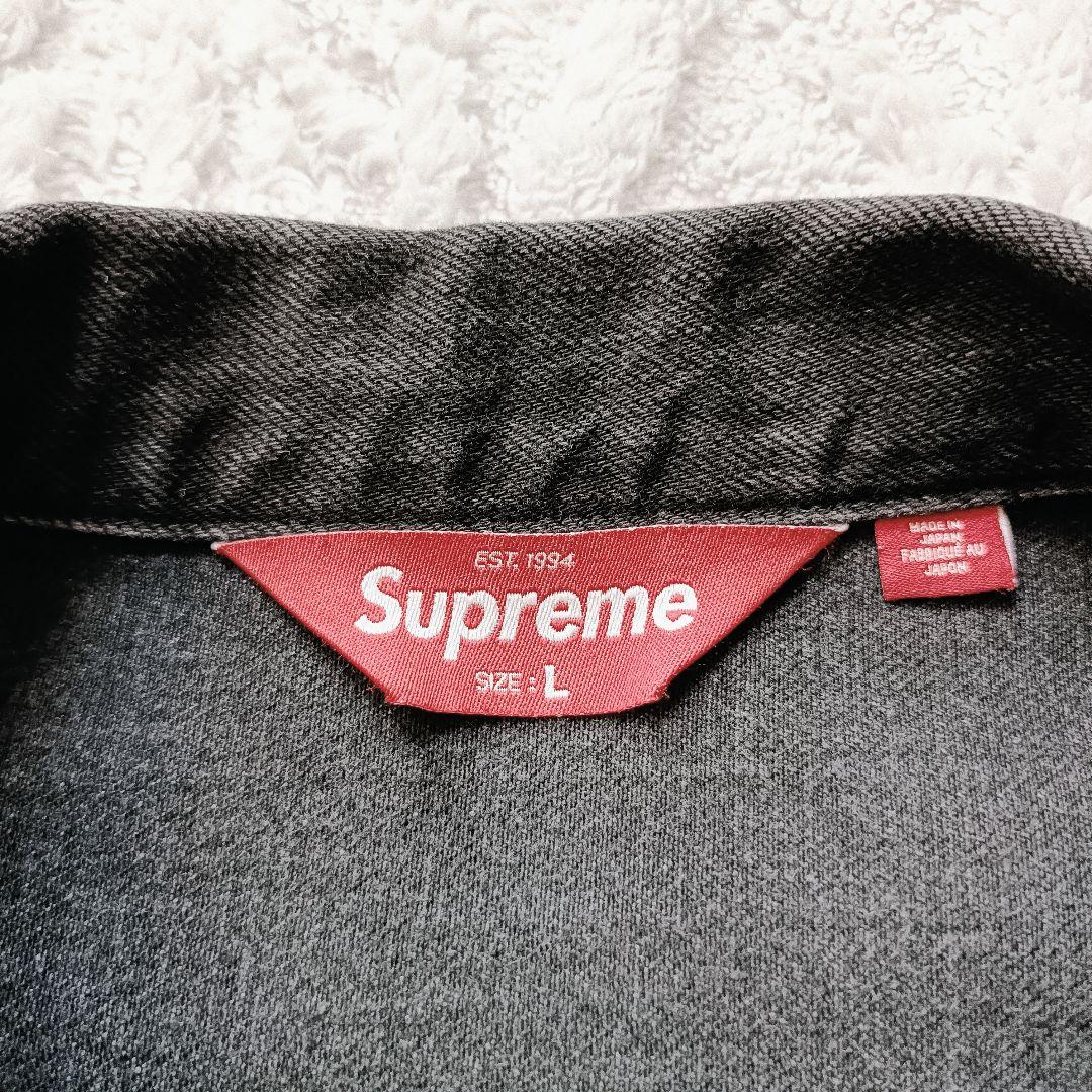 ジャケット・アウター Supreme Distressed Selvedge Trucker L