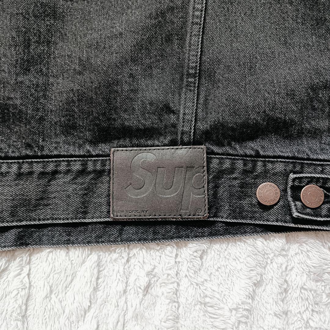 ジャケット・アウター Supreme Distressed Selvedge Trucker L