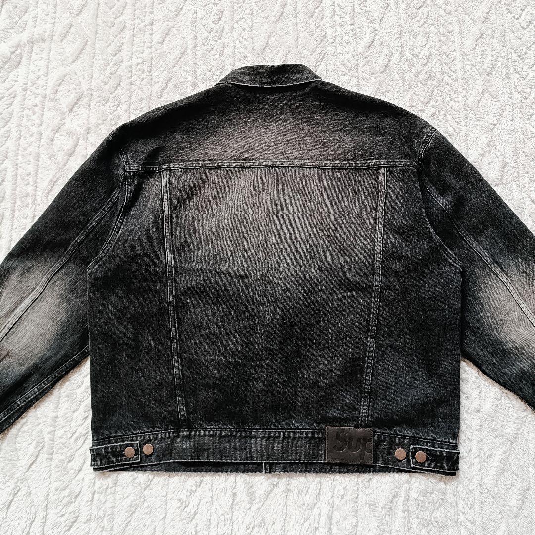 ジャケット・アウター Supreme Distressed Selvedge Trucker L